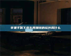 三沙苹果手机下载东西赚钱的软件叫什么 第1张